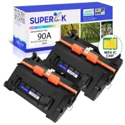 2PK 90A Toner Cartridge Compatible For HP CE390A LaserJet M4555f M601dn Printer