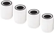 Nispira 3-In-1 True HEPA Filters for LEVOIT Core 400S Air Purifier 400S-RF 4 PK