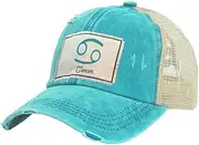[BRIEF INSANITY] Trucker Hat - Fun Zodiac Astrology Themed Novelty Snapback Hat | Unisex Adult Trucker Cap