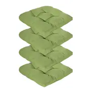 Delta Outdoor Chair Seat Cushion - Green (Set of 4)