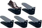 Générique Shoe Slots, Double Deck Sneakers Organizer Rack, Non-Slip Sneakers Support Holder, Household Storage Organization For Entryway, Closet, Living Room, 9.65 x 3.74 x 3.54 inches