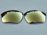 ETCHED POLARIZED 24K GOLD REPLACEMENT LENSES FOR OAKLEY HALF JACKET 2.0 XL