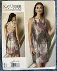 VOGUE PATTERN 1481 DRESS Kay Unger DESIGNER MISSES SIZES 6-14 or 14-22 UNCUT