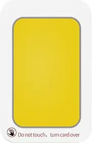LeoLeoii Paw Print Ink Pad,Clean Touch Dog Paw Print Stamp - Colorful Imprint Card Handprint Ornament Kit, Keepsake Pawprint Maker for Dogs Cats Kids (Yellow)