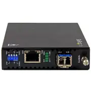 Startech.com Gigabit Ethernet Copper-to-fiber Media Converter - Sm Lc - 20 Km -