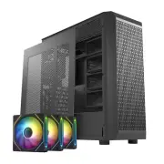 DARKROCK Classico ATX, Micro-ATX, MINI-ITX Full Tower PC Case w/ x7 1200mm Fans