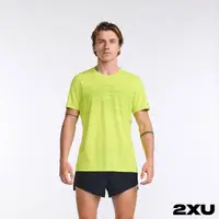 在飛比找momo購物網優惠-【2XU】男 Light Speed 高階運動短袖上衣(螢光