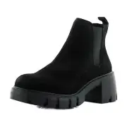 Steve Madden Howler Black Womens Shoes Size 5.5 M Boots