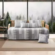 Eddie Bauer Fairview Cotton Grey 4 Piece Daybed Cover Set-39X75
