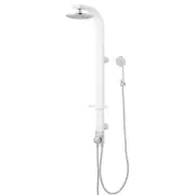 Signature Hardware 426005 Tilley Outdoor Shower Panel with Hand Shower - White