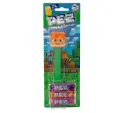 new 2024 Carded PEZ Candy Dispenser Mojang Minecraft Alex The Movie 330870E