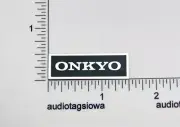 Onkyo Badge Logo Emblem for Turntable Base Plinth Dust Cover Custom Aluminum