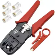 Wire Stripper Cutter 3 In 1 PC Network Crimping Tools Stripper for 8P/RJ45 6P/RJ