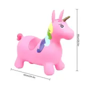 Inflatable Riding Unicorn Toy Thickened Mounts Jumping Bouncy Children's Articles
