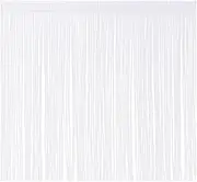 Fringe Trim Tassel 8 inch Wide 2 Yards Long for Clothes Accessories Latin Wedding Dress DIY Decoration (White)