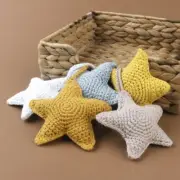 Star Bag Keychain Cotton Keys Chain Backpack Pendant for Birthday Party