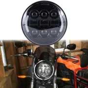 Motorcycle Black 5.75" 5-3/4 LED Headlight Projector For Victory Gunner Octane