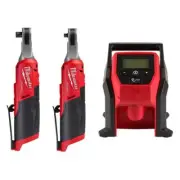 Milwaukee High-Speed Rachet 3/8" + 1/4" 12V Li-Ion Brushless Cordless + Inflator