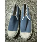 全新BONJOUR 水藍色帆布懶人鞋 23.5 SIZE (其一微染)