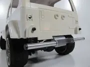 Rear Lower Bumper Bar Guard for Tamiya RC 1/10 CC01 Unimog Bronco Pajero Jeep