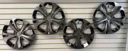NEW 17" Gunmetal BLACK Hubcaps Wheelcovers SET that FIT 2024 2025 CHEVY TRAX