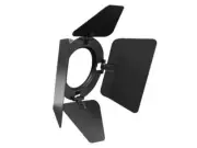 Odyssey LSPAR30BDB Par 30 Lighting Fixture Aluminum Barn Door Accessory - Black