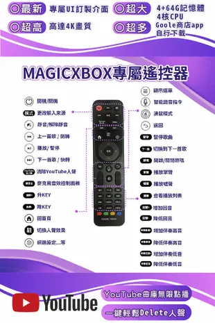 "MAGIC XBOX" 魔術盒子(家庭影音 純淨版 電視盒 KTV 擴大器 藍牙音響) (10折)