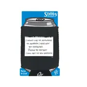 Would Like To Apologise - Funny Novelty Stubby Holder With Base