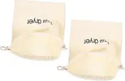Multi-purpose Hair Dryer Holder Bag Cotton Canvas Travel-friendly Drawstring Closure for Styling Tools