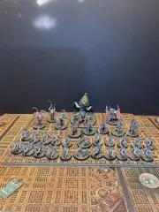 Warhammer 40k Tyranid Army Fully Painted and Based