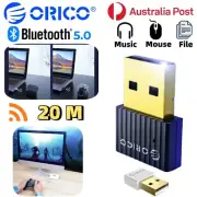 ORICO Mini USB Bluetooth 5.0 Adapter Wireless Dongle Receivers Music Transmitter