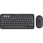 Logitech Pebble 2 Combo keyboard + mouse kit, Tonal graphite