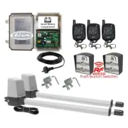 APC Electric Gate Opener DIY Kit Remote Control Double Gate Automation System