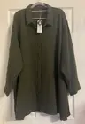 NWT $148Eileen Fisher Seaweed Organic Cotton Lofty Gauze Classic Collar Shirt 3X
