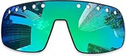 [Combine8] Combime 8 Premium Polarized Mirror Replacement Lenses for Oakley Sutro Vented OO9406 Sunglasses - Green Mirror, Green, One Size