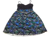 Red Camel Adjustable Straps Belted Dress Womens Large Navy Blue New With Tag