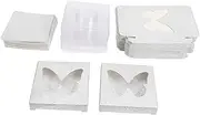 EPIGEIST 30pcs Eyelash Packaging Box with Lash Tray Empty Lash Case Holder for Safe Storage for Travel Office and Daily Use