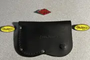 Vintage Coleman Western R10 Axe Sheath Black Leather Sheath