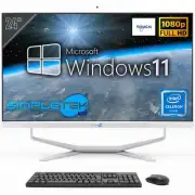 PC All IN One Aio 24 " Windows 11 8gb 240gb Touchscreen G1820t Fixed Webcam 2k_