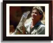 8x10 Framed Steve Irwin Autograph Promo Print