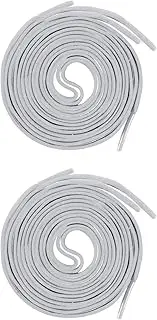[Yoabo] 2 Pairs of Elastic Shoe Laces, Flat Shoelaces for Sneakers, Athletic Shoelaces