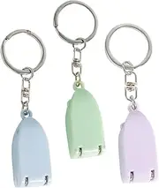 Anneome Mini Foldable Keychain Nail Clippers Acute Sturdy Nail Scissors Manicure Tools Set