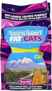 Natural Balance Fat Cats Low Calorie Dry Cat Food, 6-Pound