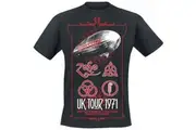 Led Zeppelin - UK Tour '71. Unisex X-Large T-Shirt - Black