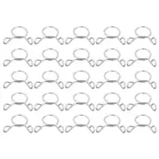 25 Pcs Fuel Line Hose Tubing Spring Clips 9.5mm Water Pipe Spring Clip Clamps