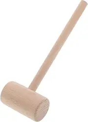 JOINPAYA Elegant Beech Leather Hammer Wood Mallet for DIY Leather Crafts Ergonomic Handle for Long-Lasting Comfort