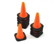 RC4WD 1/10 Size Traffic Cones (10) [RC4ZS1658]