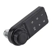 Combination Lock, Door Access Digital Electronic Security Cabinet Coded Locker Touch Keypad Password Key Access Lock - B black