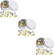 [PRETYZOOM] Boxes Multi-function Pin Backs Compact Metal Pin Keeper Locking Clasp for Diy Craft
