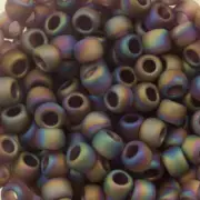 8/0 TOHO ROUND Transparent Rainbow Frosted Amethyst Seed Bead (8g)